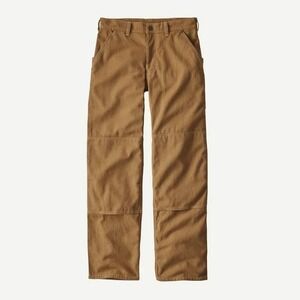 Patagonia Iron Forge Hemp Canvas Work Pants Mens 44 Brown Carpenter Double Knee
